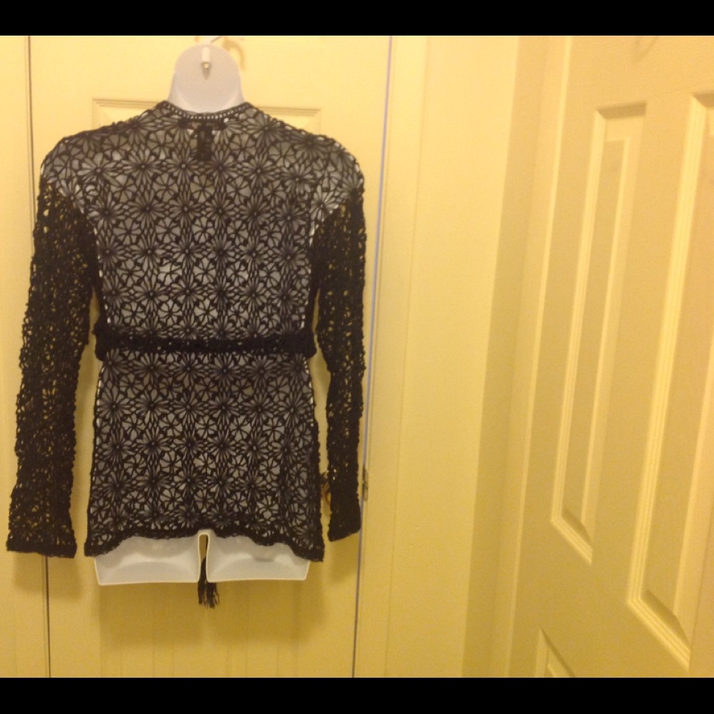 Rampage Crocheted Cardigan / Coverup - Picture 4 of 5